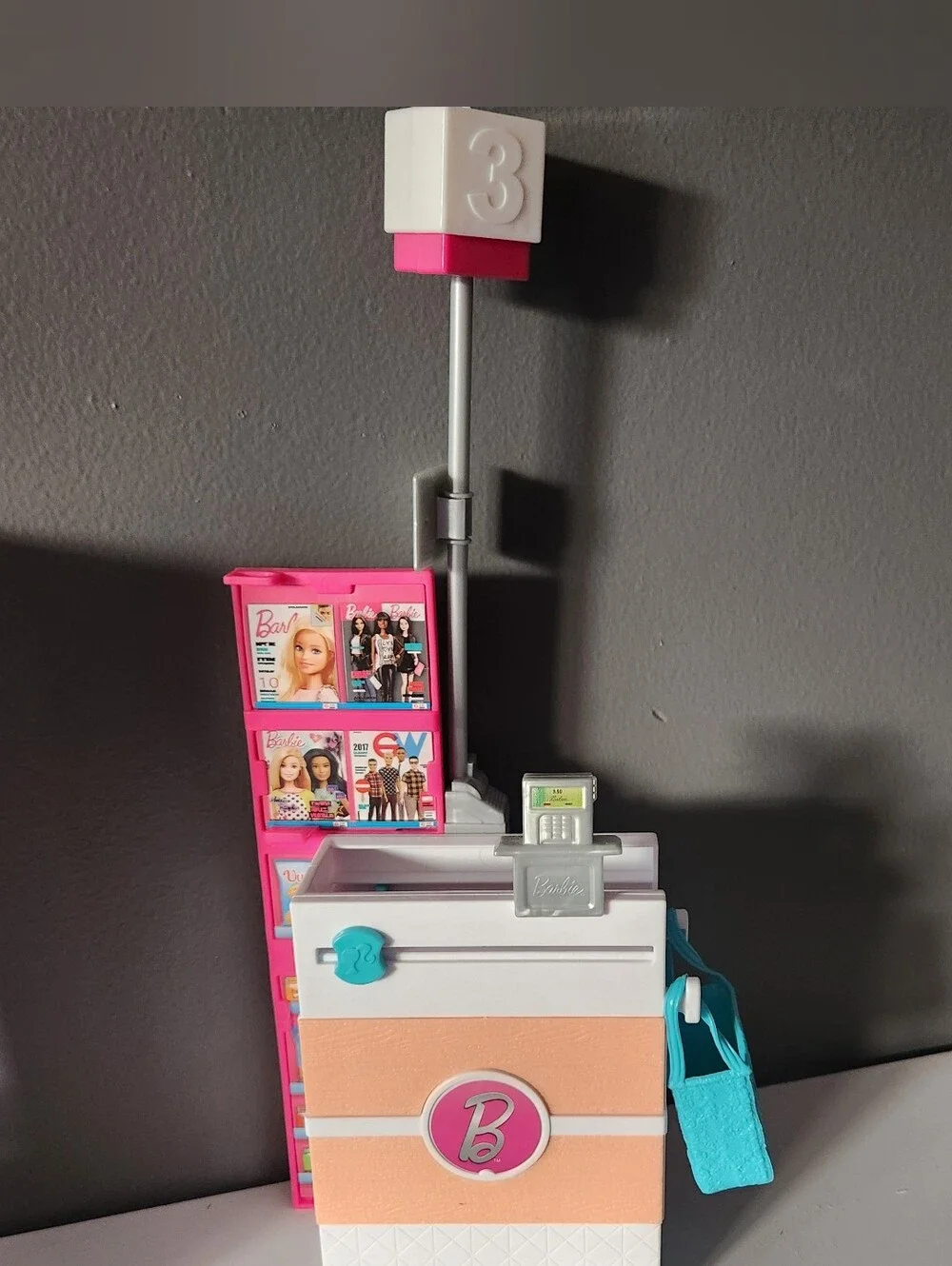 Barbie Supermarket Playset Grocery Store Food